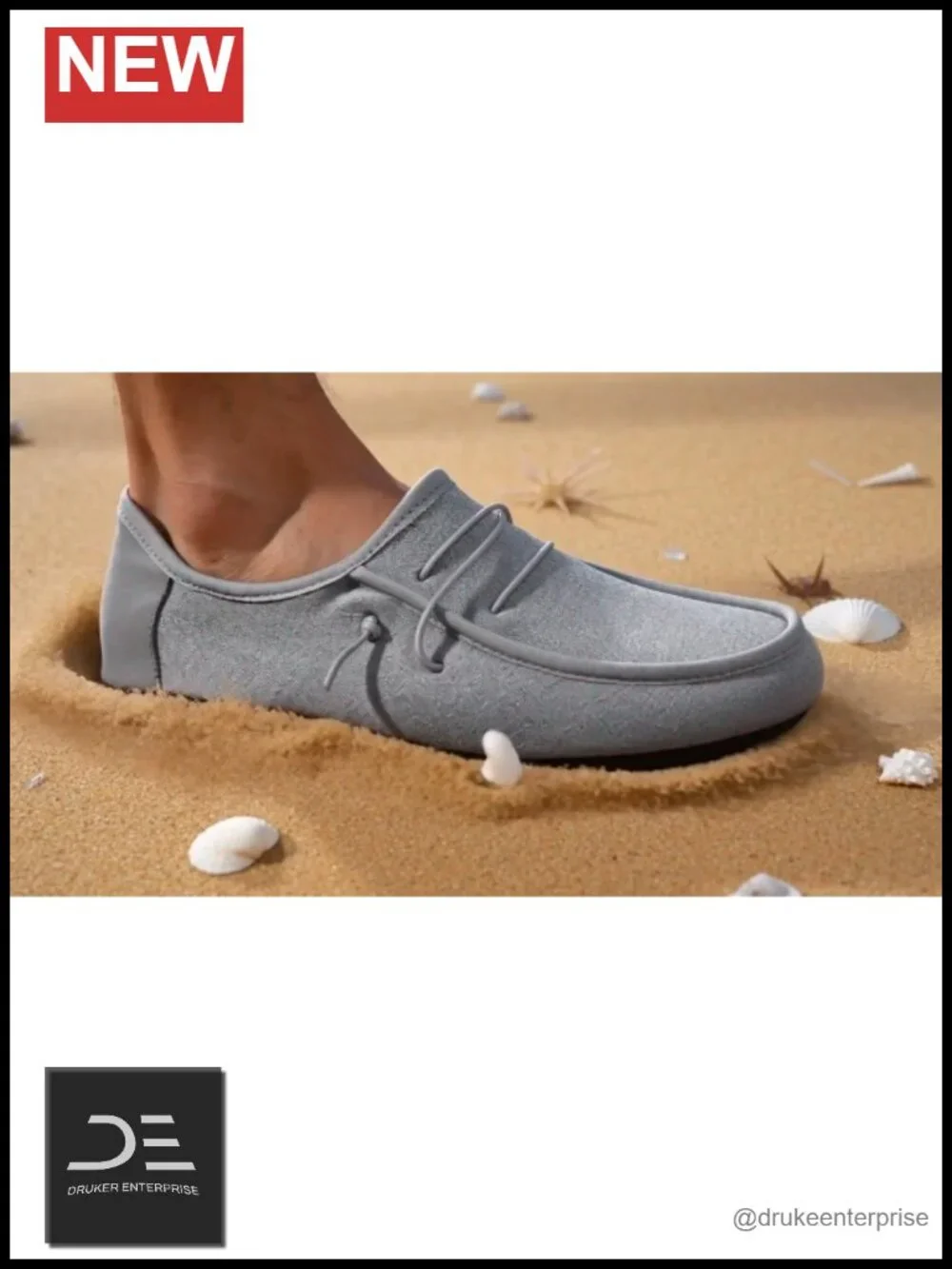 Puncture Proof Water Shoes - Slip On Loafers Barefoot Swim Aqua Beach Pool Yoga